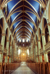 OTTAWA ROMAN CATHOLIC CATHEDRAL BASILICA SUSSEX DRIVE, PRIEST,CLERGY,CONFESSION,BLESSING