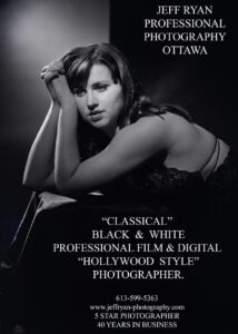 #OTTAWA HEAD SHOT PHOTOGRAPHER, OTTAWA MODEL GLAMOUR BLACK AND WHITE FILM PROFESSIONAL PHOTOGRAPHER JEFF RYAN PHOTOGRAPHY